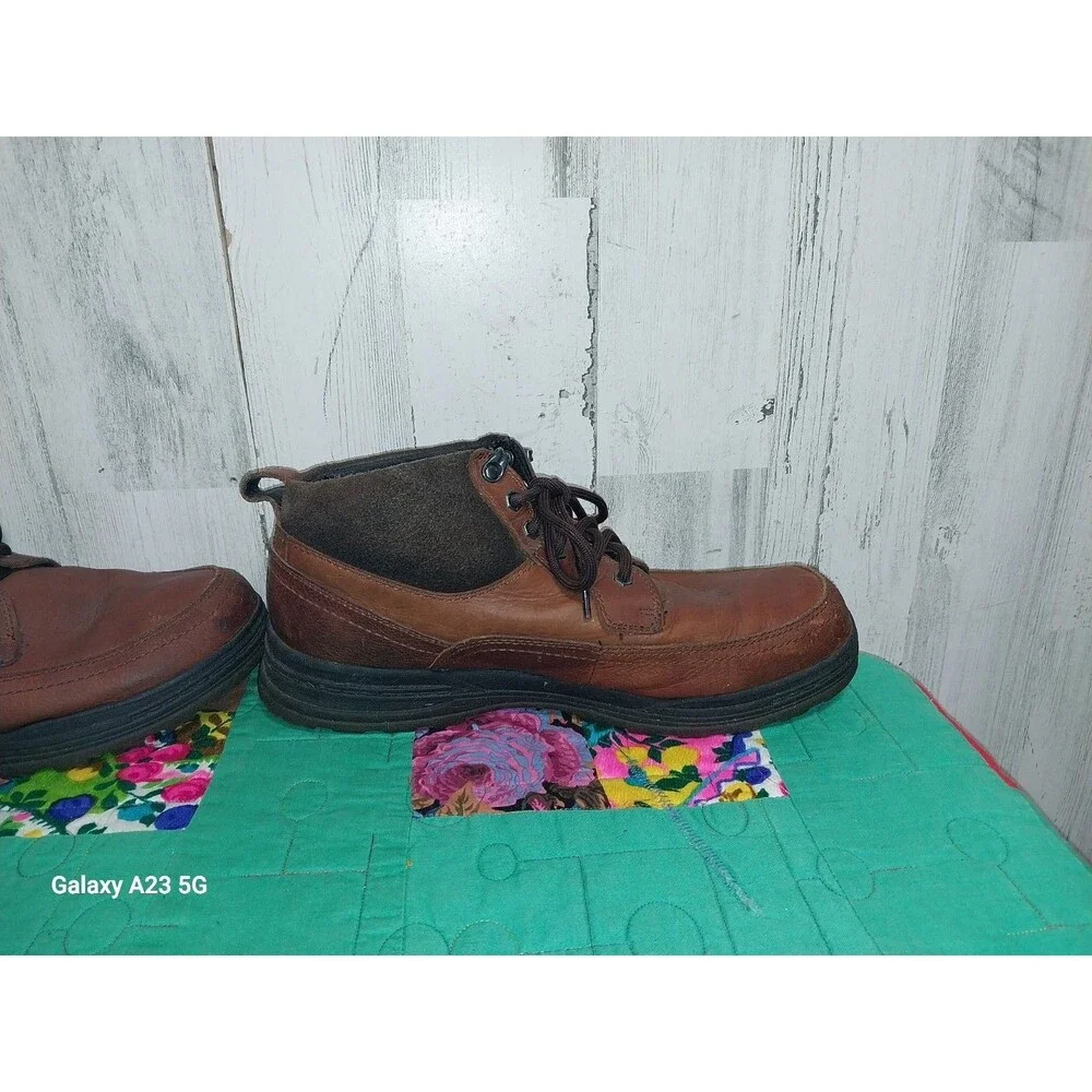 Abeo 24/7 Ridley Boots Lace Up Slip Resistance Brown Men's Size 11.5